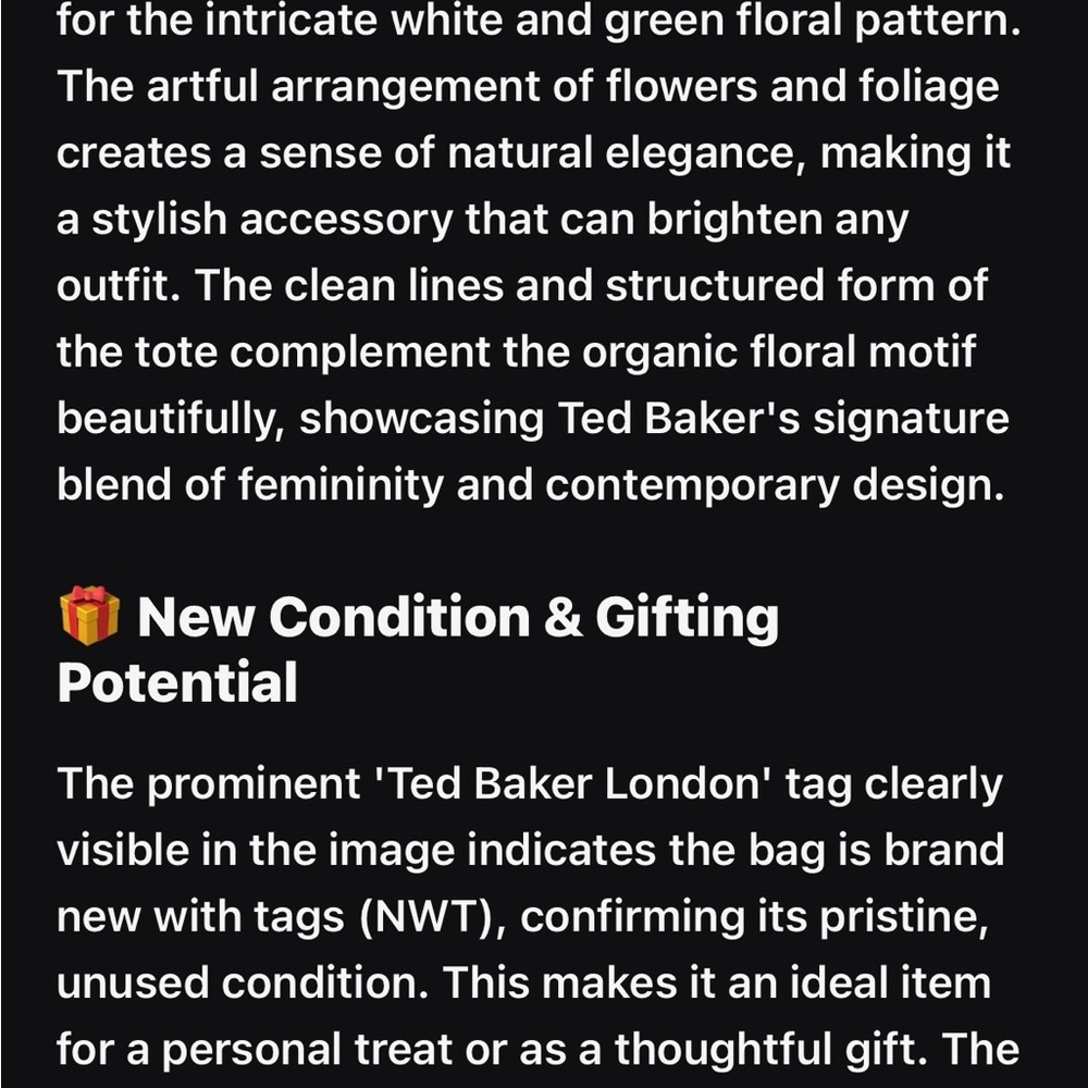 Ted Baker London Blush Floral Tote - Picture 8 of 12